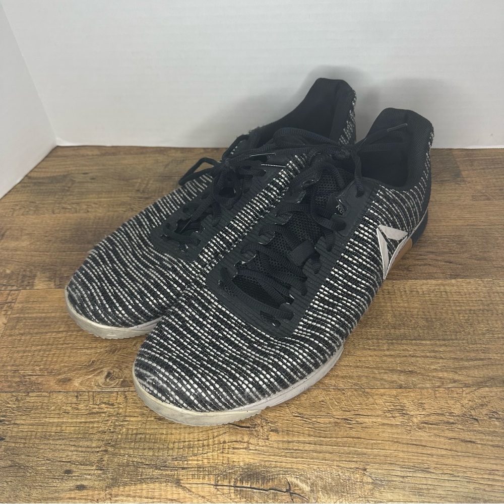 Men’s Reebok Speed TR Flexweave DV9558 black/white running shoe, size 13